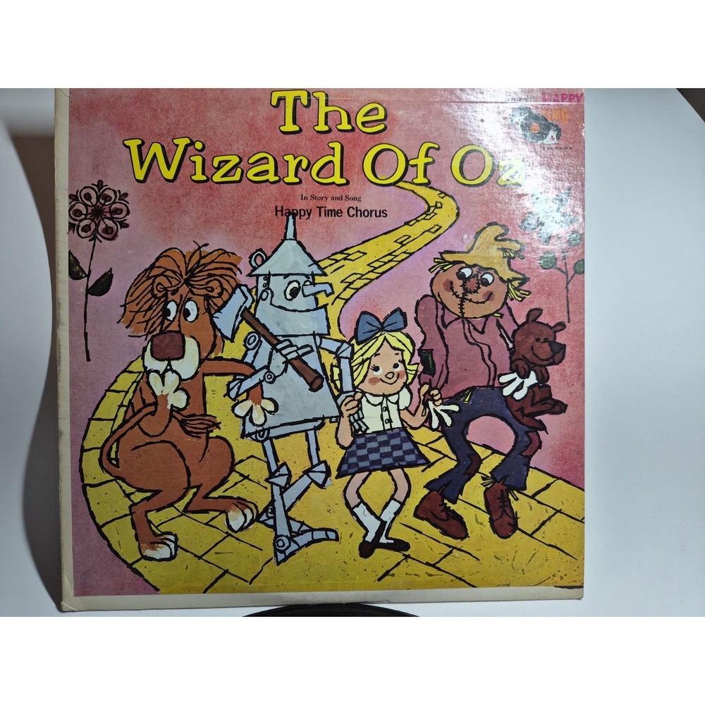 THE WIZARD OF OZ IN STORY AND SONG HAPPY TIME CHORUS VINYL LP 12" ALBUM  HT-1033 - Picture 2 of 2